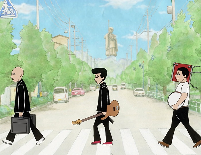耗時7年音樂動畫《搖滾吧！中二樂團》致敬披頭四樂團將在台中首映