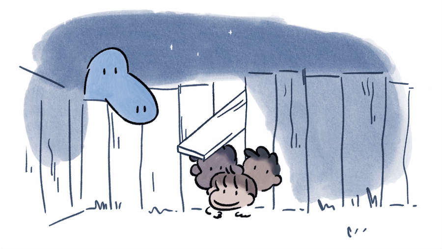 玩偶不見了  Not even scared！