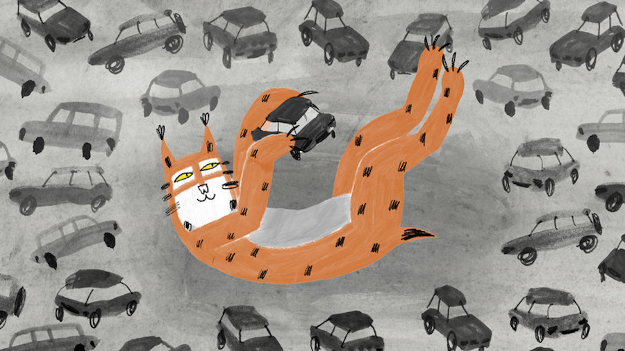 山貓逛大街  A Lynx in the Town